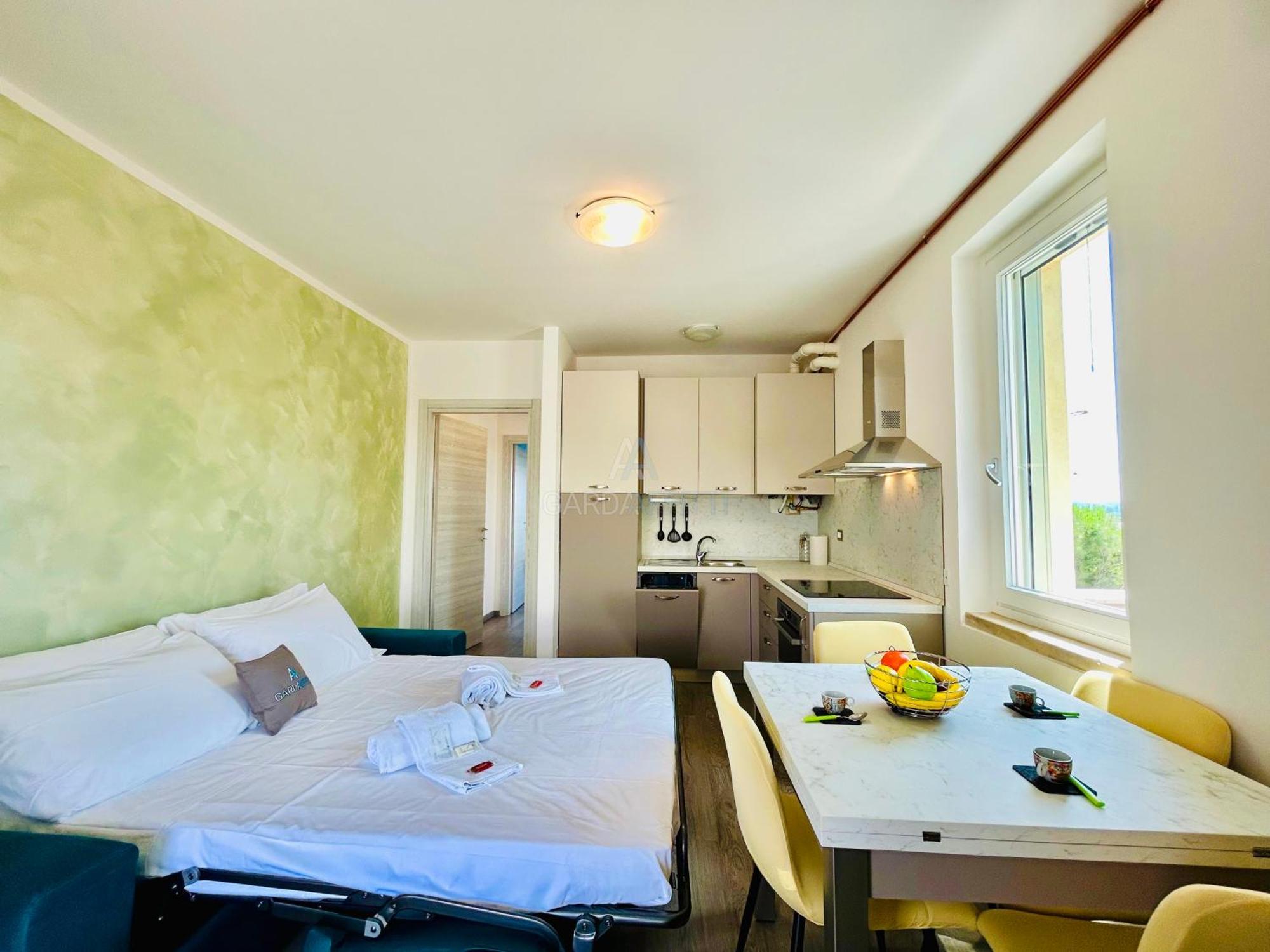 Ossidiana Apartment - Vista Lago - Centrico Sirmione Dış mekan fotoğraf